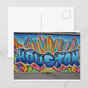 Carte Postale Houston Street Art