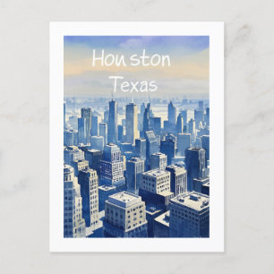 Carte postale Houston Texas