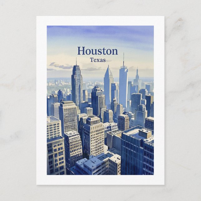 Carte postale Houston Texas (Devant)