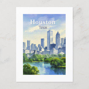 Carte postale Houston Texas