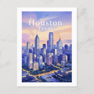 Carte postale Houston Texas