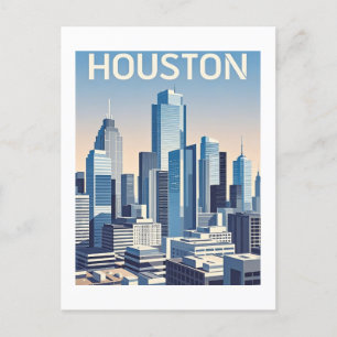 Carte postale Houston Texas