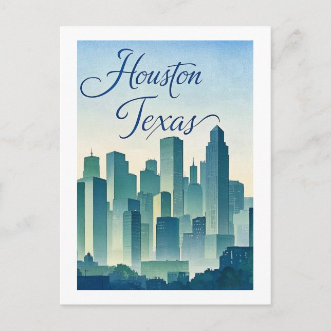 Carte postale Houston Texas (Devant)