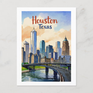 Carte postale Houston Texas