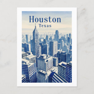 Carte postale Houston Texas