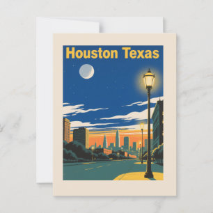 Carte Postale Houston Texas