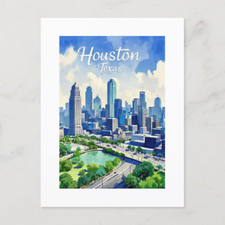 Carte postale Houston Texas