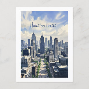 Carte postale Houston Texas