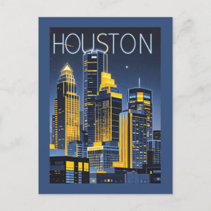 Carte postale Houston Texas