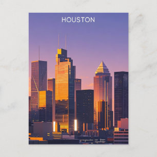 Carte postale Houston Texas