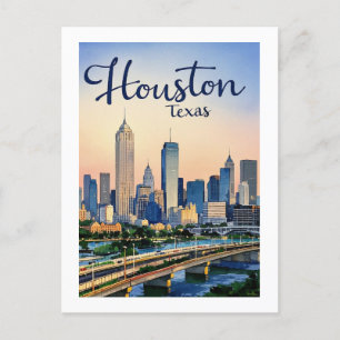 Carte postale Houston Texas