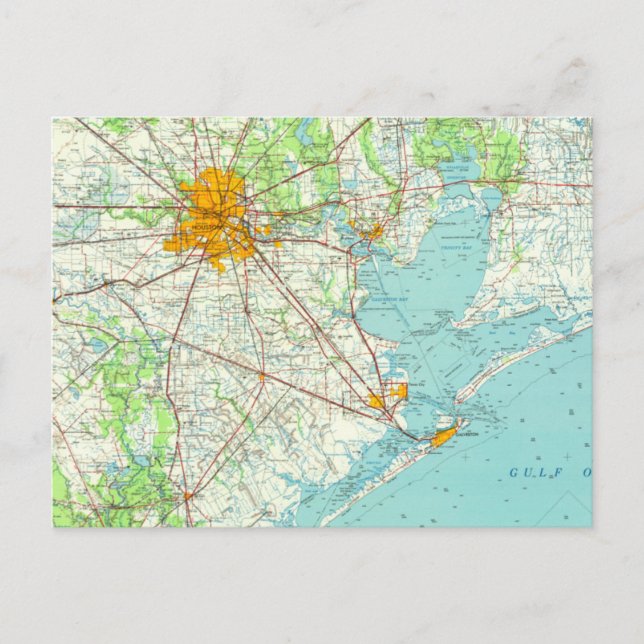 Carte postale Houston Texas (Devant)