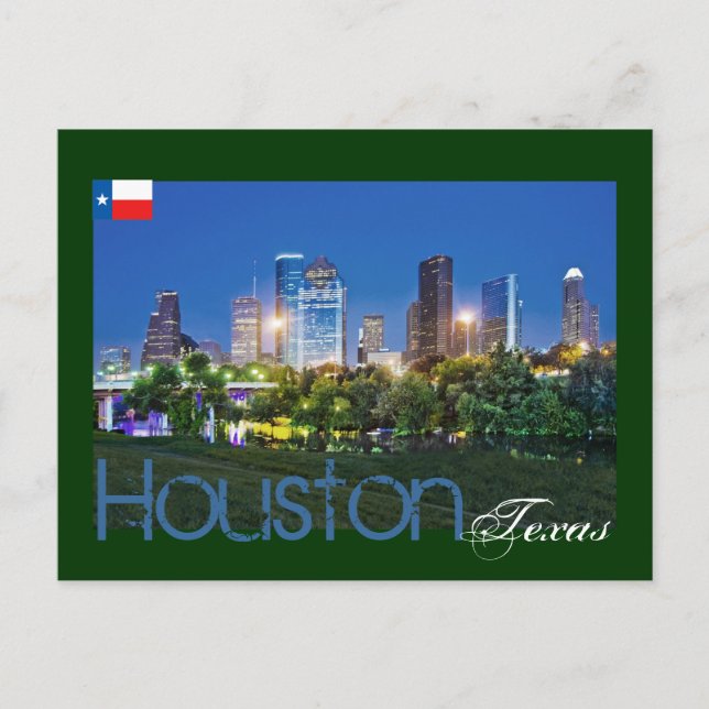 Carte Postale Houston, Texas, États-Unis (Devant)