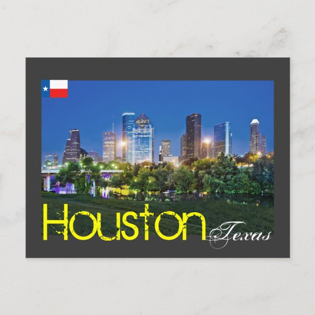 Carte Postale Houston, Texas, États-Unis (Devant)