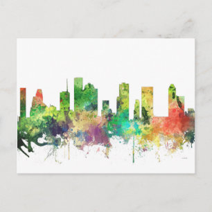 CARTE POSTALE HOUSTON TEXAS SKYLINE SP -