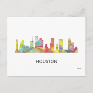 CARTE POSTALE HOUSTON TEXAS SKYLINE WB1 -