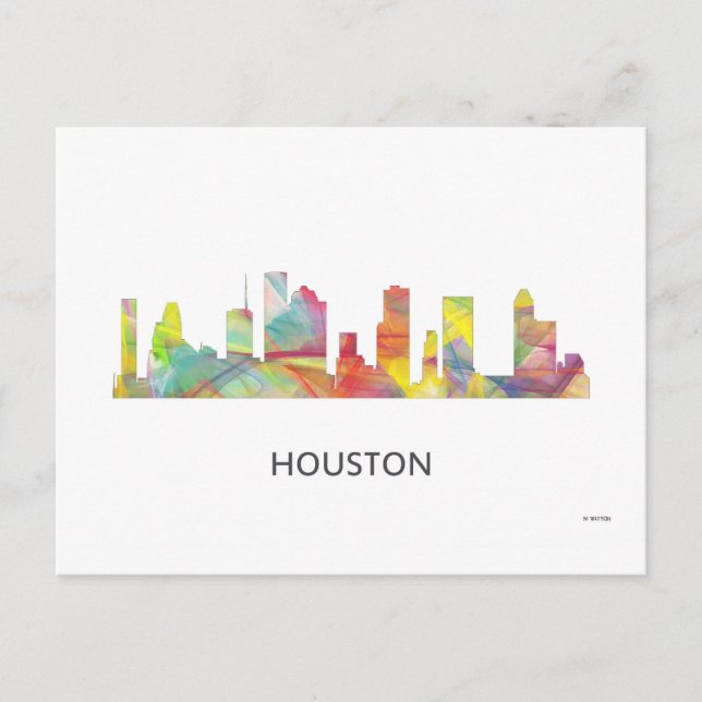 CARTE POSTALE HOUSTON TEXAS SKYLINE WB1 - (Devant)