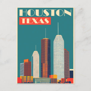 Carte Postale Houston, Texas, Voyage