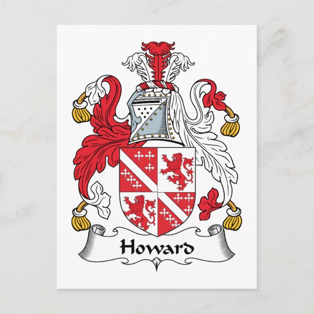 Carte Postale Howard Family Crest (Devant)