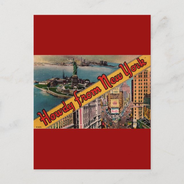Carte Postale Howdy de New York (Devant)