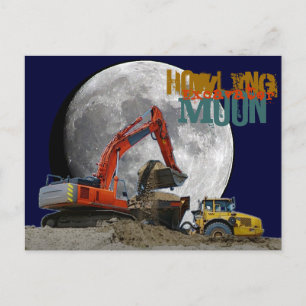 Carte Postale Howlin Excavator Moon