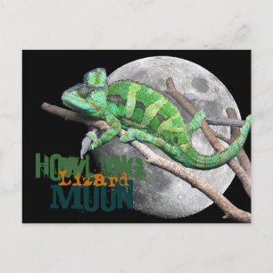 Carte Postale Howlin Lizard Moon