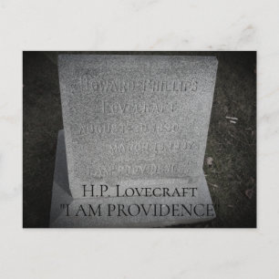 Carte Postale HP Lovecraft - Lieu de repos de l'enregistreur de