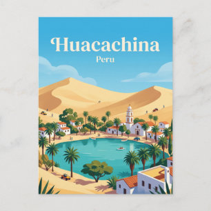 Carte Postale Huacachina Pérou
