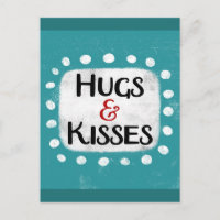 Carte postale Hubs & Kisses