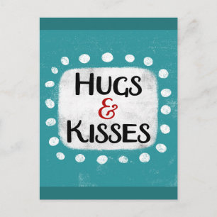 Carte postale Hubs & Kisses