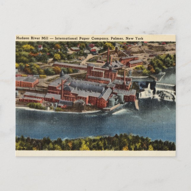 Carte Postale Hudson River Mill, Palmer, New York (Devant)