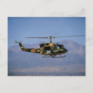 Carte Postale Huey double UH-1N