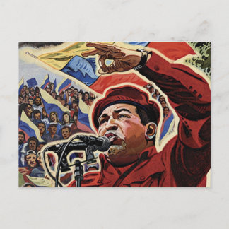 Carte Postale Hugo Chavez - Style de la révolution des dessins h
