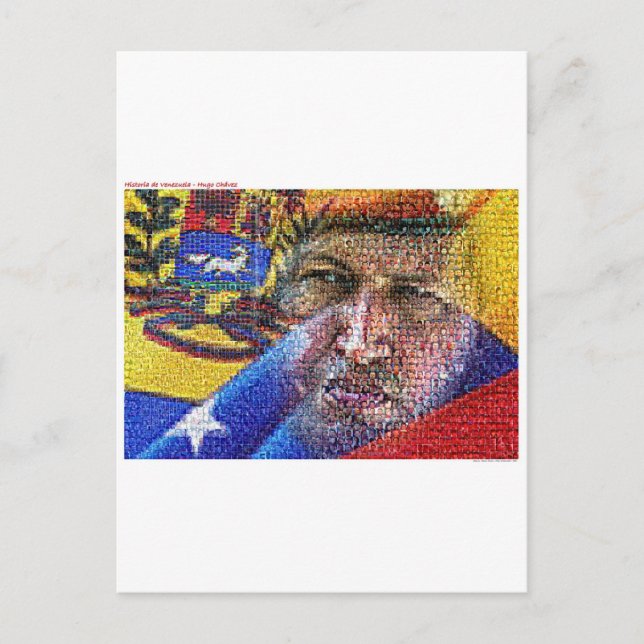 Carte Postale Hugo Chavez - Venezuela. (Devant)