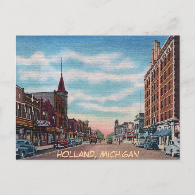 Carte Postale Huit St. Holland Michigan (Devant)