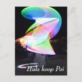Carte Postale Hula hoop Poi twirler