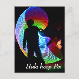 Carte Postale Hula hoop Poi twirler