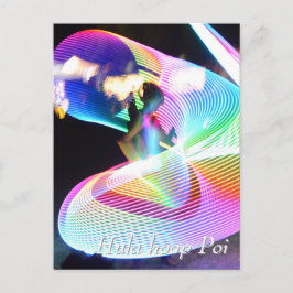 Carte Postale Hula hoop Poi twirler
