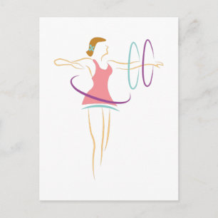 Carte Postale Hula Hoops