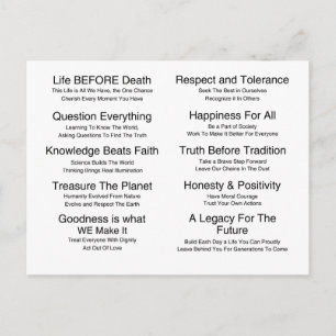 Carte Postale Humains