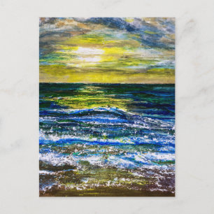 Carte postale - Humeurs de coucher de soleil au bo
