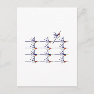 Carte Postale Humming Bird