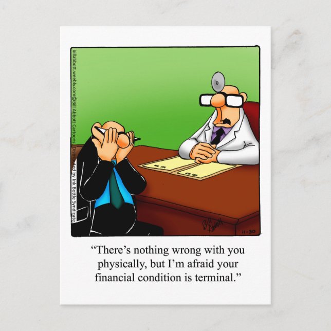 Carte postale humoristique de rétablissement  (Devant)