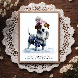 Carte postale humoristique personnalisable pour to