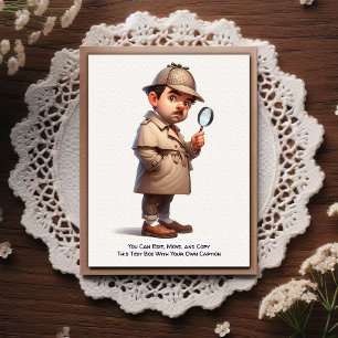 Carte postale humoristique personnalisable pour to