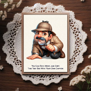 Carte postale humoristique personnalisable pour to