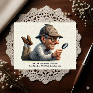 Carte postale humoristique personnalisable pour to
