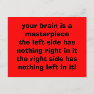 Carte postale humour