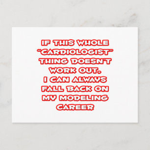 Carte Postale Humour cardiologue ... Modélisation de la carrière