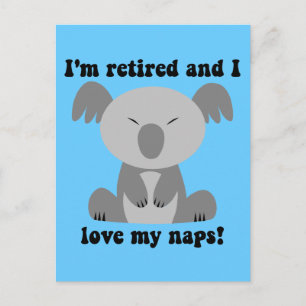 Carte Postale Humour de retraite amusant